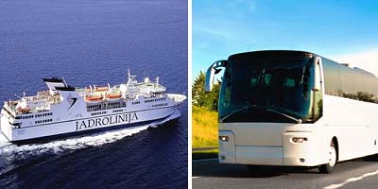 Isola di Pag - Novalja Ferry & Bus da Ancona